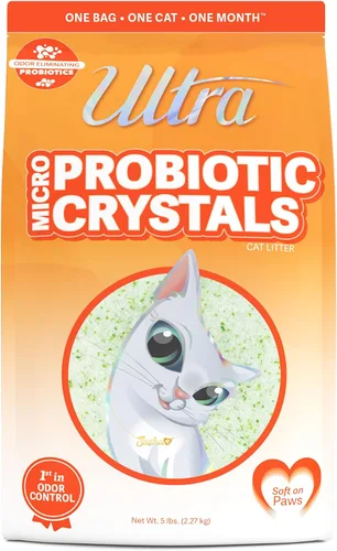 Vista 12 de Ultra Pearls Arena Premium para Gatos - 99.9% Libre de Polvo, Bajo Rastreo, Suave en las Patas, Sin Fragancia - 15 Libras Total