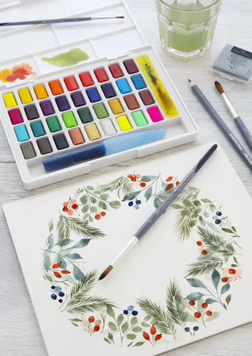 Vista 4 de Faber-Castell 169736 - Juego de 36 acuarelas en sartenes, multicolor, 36
