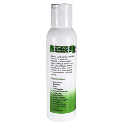 Vista 2 de 2 botellas de 4 onzas de glicerina vegetal USP VG Kosher VG 99.9% de grado alimenticio puro