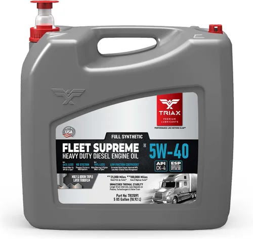 Vista 10 de Triax Floet Supreme ESP 5W-40 Ultimate Full Sintético - Fricción modificada - API CK-4 Aceite de motor diésel de alta resistencia con Moly