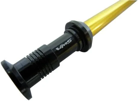 Vista 3 de Lightsaber Saber Blade láser Espada Short 4" pulgadas de aluminio Antena en oro amarillo para Mercedes Benz 100 190 190d 190E class-a