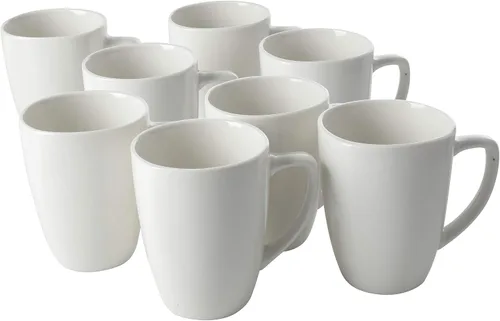 Vista 11 de Gibson Home Heritage Sky - Juego de 4 cuencos para pasta, cuencos redondos de cerámica de 8 pulgadas, diseño floral azul y blanco, uso diario