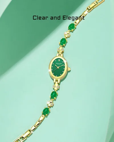 Vista 2 de SOLLEN Relojes para mujer, reloj de pulsera analógico de lujo para mujer, relojes impermeables para mujer