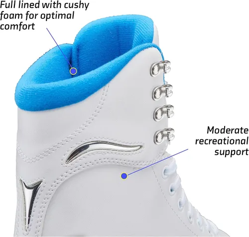 Vista 5 de Jackson Ultima SoftSkate - Patines de hielo para patinaje artístico para mujer/niña, ancho medio Cómodos patines artísticos para patinaje sobre