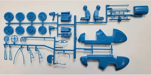 Vista 3 de Atlantis M110 1/20 Escala Midget Racer Kit de modelo de plástico - Requiere montaje