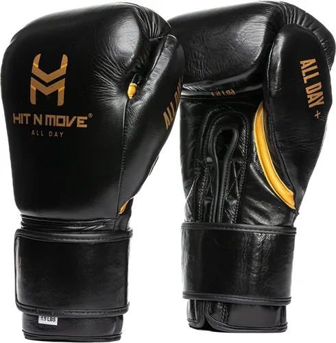 Vista 14 de HIT N MOVE All Day Plus - Guantes de boxeo con peso para hombre, equipo de boxeo, guantes de entrenamiento de bolsa pesada para boxeo