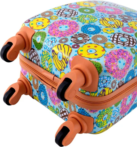 Vista 3 de Travelers Club - Juego de equipaje de 5 piezas para niños, Dona