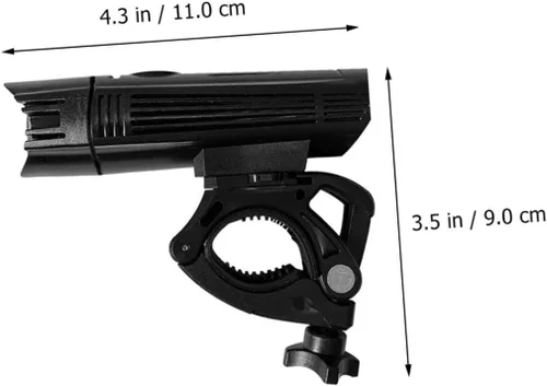 Vista 2 de VICASKY Juego de luces recargables para bicicleta, luces delanteras y traseras impermeables con carga USB, luces de seguridad para ciclismo