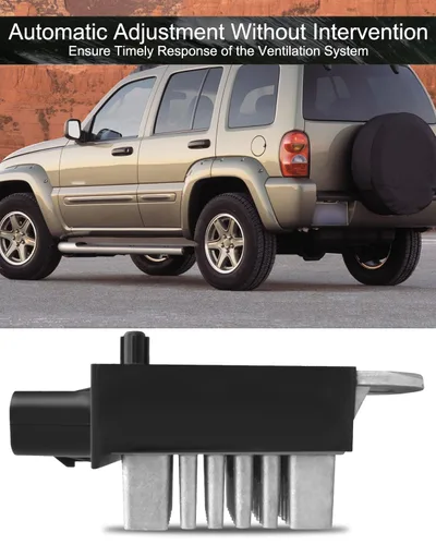 Vista 5 de Relé de ventilador de refrigeración del motor apto para Chrysler Town & Country Jeep Liberty Wrangler Dodge Caravan, relé de ventilador de radiador