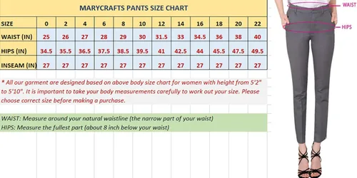 Vista 2 de Marycrafts - Pantalones de trabajo para mujer de largo hasta el tobillo