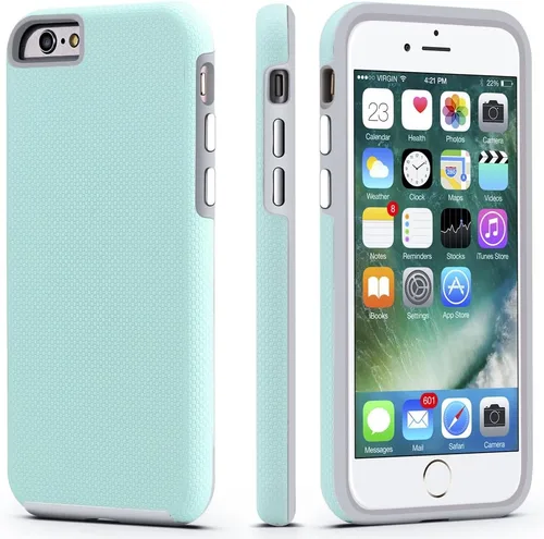 Vista 7 de Funda para iPhone 5/5s/SE, funda Dual Guard resistente al impacto y a rasguños con protección contra caídas Celebre para iPhone 5/5S/SE