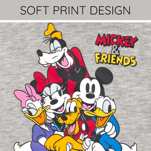 Vista 38 de Disney Mickey Mouse - Sudadera con capucha de forro polar para bebés y niños grandes (12 meses - 18-20)