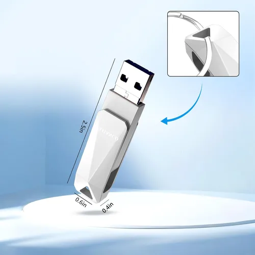 Vista 3 de Unidad flash USB para iPhone de 512 GB con certificación MFi de Apple, unidad de pulgar para iPhone, memoria para iPad/iPhone/computadora, disco