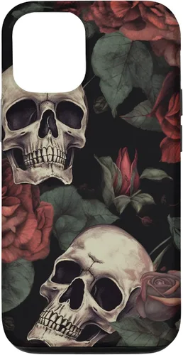 Vista 26 de iPhone 16 Gothic Skull and Roses - Accessorize in Style! Case