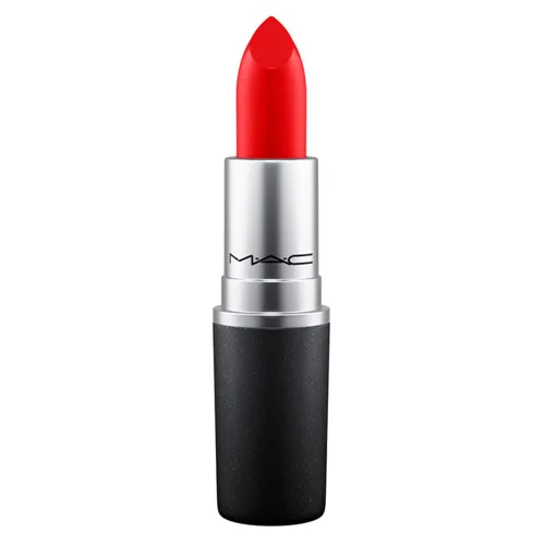 Vista 3 de Lápiz labial mate de Mac, modelo pecado