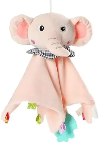 Vista 4 de Manta de seguridad de oso de peluche, suave y adorable para bebé, regalo para bebés recién nacidos para niños o niñas, manta de juguete cómoda