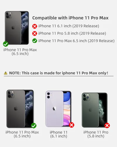 Vista 8 de Funda de silicona líquida compatible con iPhone 11 Pro Max, color verde pino [Protección contra caídas]