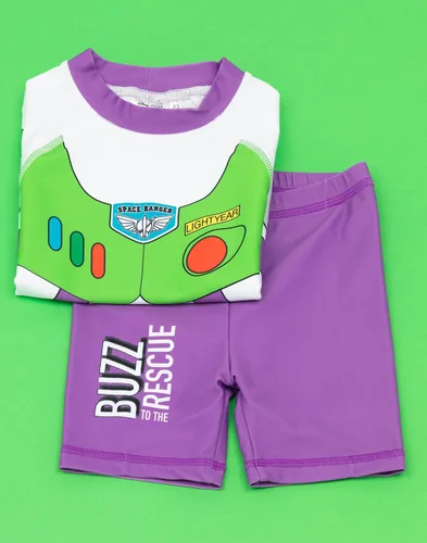 Vista 4 de Disney Toy Story Buzz Lightyear - Traje de baño de dos piezas para niños