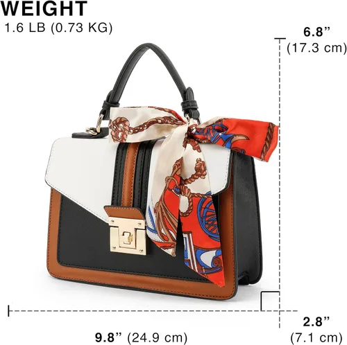 Vista 3 de Scarleton H2065 - Bolso de mano para mujer, monederos para mujer