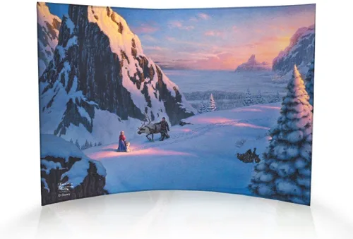 Vista 42 de Disney Brave - Thomas Kinkade Studios - Impresión fotográfica acrílica curvada de 10 x 7 pulgadas - Decoración independiente - Coleccionable