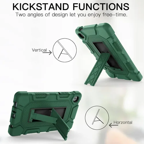 Vista 3 de Azzsy Funda para Samsung Galaxy Tab A7 Lite de 8.7 pulgadas 2021 (SM-T220/T225), funda protectora delgada y resistente a prueba de golpes de alto