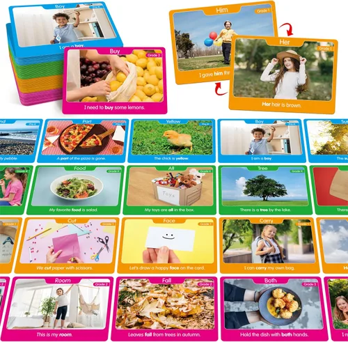 Vista 8 de 140 Tarjetas de imagen con sustantivos, tarjetas didácticas de imágenes, herramienta de desarrollo del habla para el autismo, material didáctico