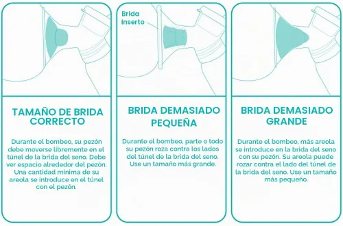 Vista 4 de Evenflo Feeding Sistema de brida AdvancedFit de 2 piezas con acceso a video instructivo, XS, 0.827 in (paquete de 2)