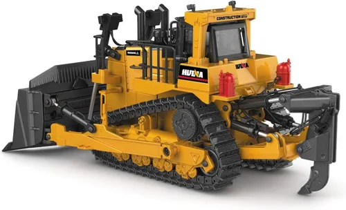 Vista 2 de fisca 1/50 Diecast Bulldozer Modelo Metal Construcción Vehículo Juguete