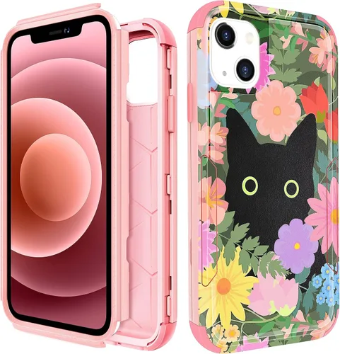Vista 157 de Funda para iPhone SE 2020/2022/3ª generación, para iPhone 8/7, funda protectora resistente con diseño de flor linda para mujeres, hombres, niñas