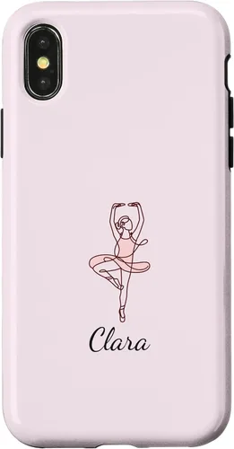 Vista 5 de Clara - Carcasa para iPhone 17, diseño de bailarina, bailarina, bailarina, bailarina, navidad