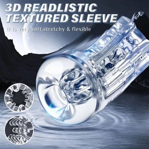 Vista 5 de Bolsillo para el coño, masterburbatar masculino, manos libres, tamaño real, máquina de silicona Blowjobob para hombre, masterbuters, masturebor