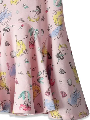Vista 6 de Disney Princess Frozen Ariel Cinderella Aurora Belle Christmas Girls Dress Toddler to Little Kid