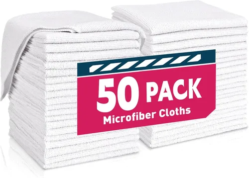 Vista 12 de TEAWOO Paños de limpieza de microfibra, paquete de 100 toallas de 5