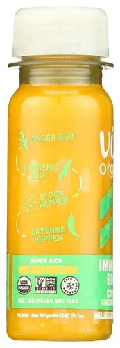 Vista 7 de Vive Organic Immunity Boost Cayena, shot de jengibre y cúrcuma (botella de 2 onzas)
