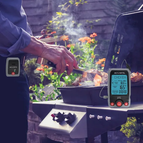 Vista 2 de AcuRite 00278 Termómetro digital para carne y temporizador con buscapersonas