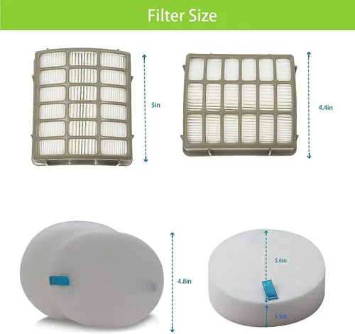 Vista 2 de Para Shark Navigator DLX Filtro NV60 NV70 NV80 Filtro de Reemplazo Vertical Aspiradoras con Cable Desmontable NV71 NVC80C NV90 NV95 UV420 NV70 26
