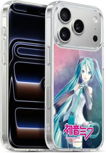 Vista 233 de Head Case Designs Licencia Oficial Hatsune Miku Gráficos Lindos Carcasa de Gel [Protección de Grado Militar] Compatible con Apple iPhone 7