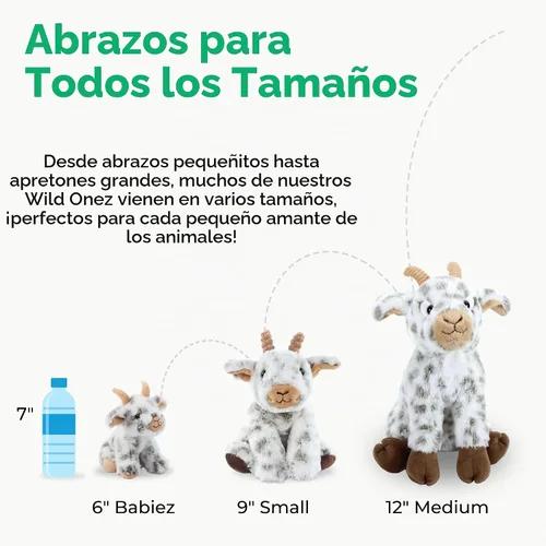 Vista 7 de The Petting Zoo Peluche de orangután hembra, Wild Onez, 9 pulgadas