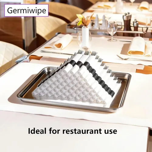 Vista 6 de Germiwipe 2500 servilleteros, servilleteros de papel autoadhesivos, (negro)
