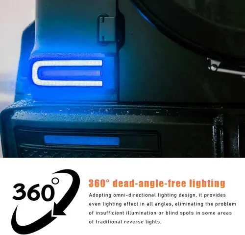 Vista 14 de 4 piezas de luces LED de reversa, 6500K de super brillo, 45SMD-4014 chipsets para bombilla de señal de giro, luces LED T15 de freno, de parada