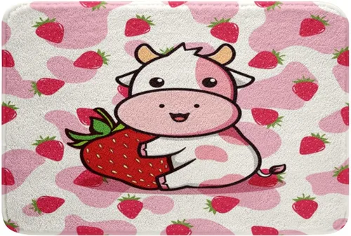 Vista 19 de Feelyou Tapete de baño con estampado floral de rosas 3D, antideslizante, tapete absorbente para baño, bañera, ultrasuave, lavable a máquina, 16 x 24
