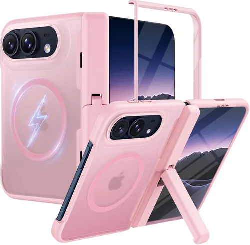 Vista 53 de Hualele - Funda magnética para Samsung Galaxy S24 Plus/S25 Plus con soporte de metal, [compatible con MagSafe]