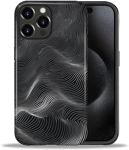 Vista 27 de ZHEGAILIAN Funda para iPhone 11, carcasa dura a prueba de golpes + silicona suave 2 en 1 híbrida, parachoques a prueba de caídas - Vidrio manchado