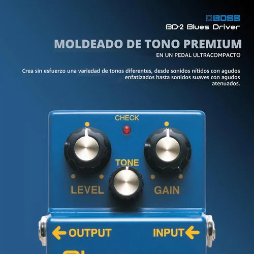 Vista 4 de BOSS BD-2 Blues Driver Pedal de Efectos para Guitarra
