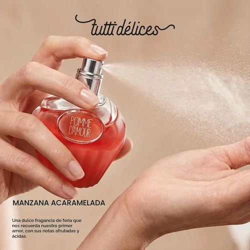 Vista 4 de TUTTI DELICES Candy Apple Gourmand Eau de Toilette para mujer, 1.7 fl oz