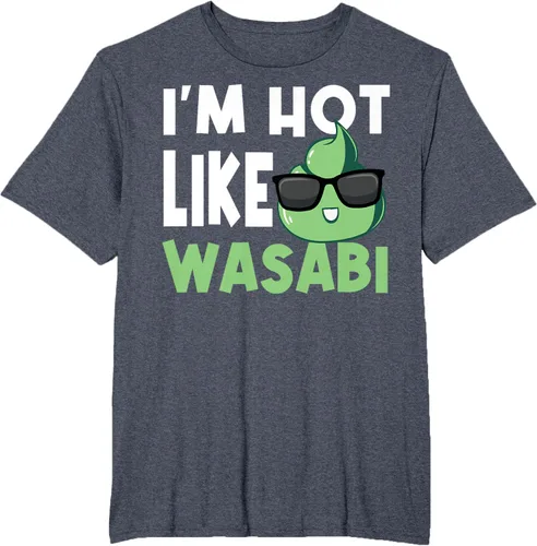 Vista 23 de Wasabi - Camiseta de condimentos de pasta picante de rábano picante japonés, Negro