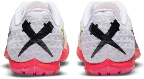 Vista 3 de Nike Zoom Rival XC 5 CZ1795-102 - Picos de pista y campo blanco carmesí, 14 de EE. UU, Blanco-carmesí