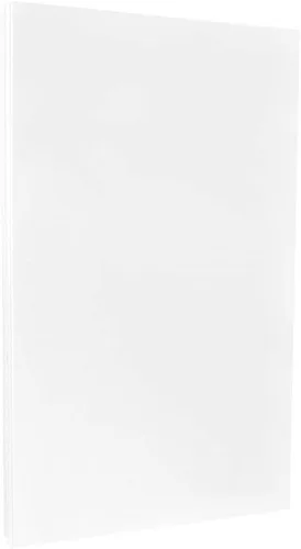 Vista 6 de JAM PAPER Cartulina legal de 80 libras, brillante, 2 caras, cubierta de 8.5 x 14 pulgadas, 7.62 oz/m², color blanco, 50 hojas/paquete