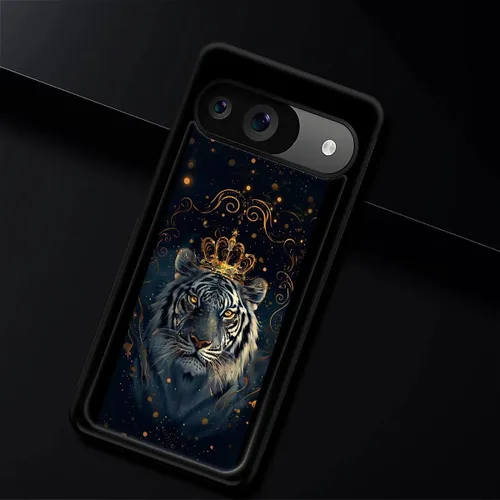 Vista 675 de Compatible con Google Pixel 4A 5G Mobile Case Creative Acrylic Panel trasero Silicona Protección Grip especialmente diseñado para Google Pixel 4A 5G