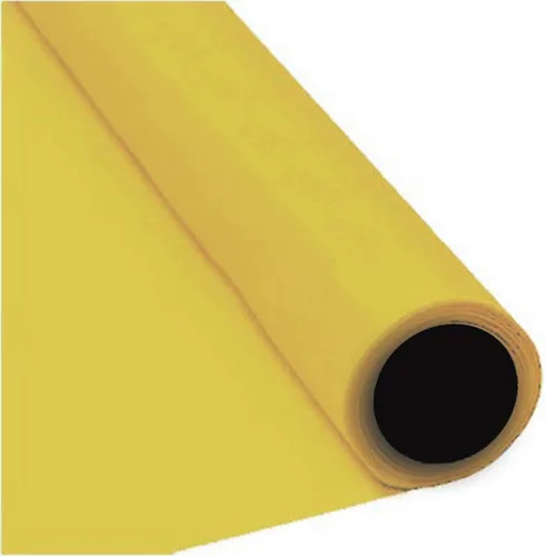 Vista 2 de Amscan Rollo de mesa sólido Yellow Sunshine - 40' x 100' - 1 Pc.